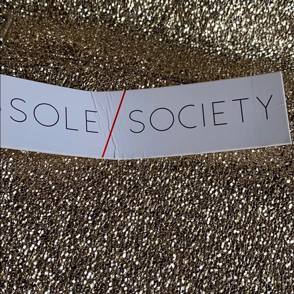 Sole Society Gold Evening Clutch - Picture 3 of 7